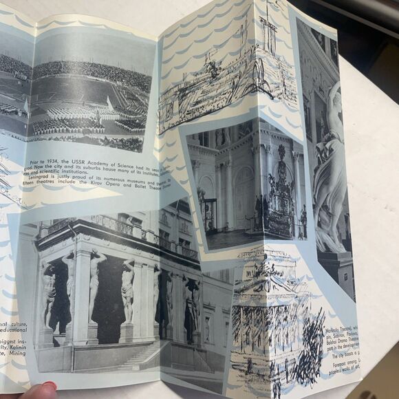 Vtg Soviet Union Socialist Republic Travel Brochure Moscow Leningrad 1970’s Eng - Picture 8 of 8